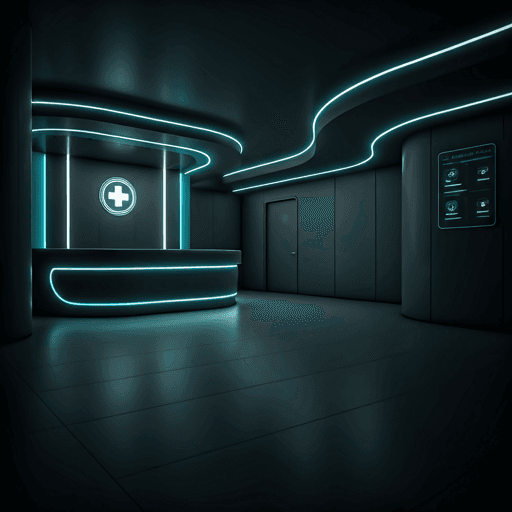 Modern clinic reception